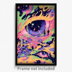 Art Poster - Shady Closet (Psychedelic Trippy Weird 11x17 Print)