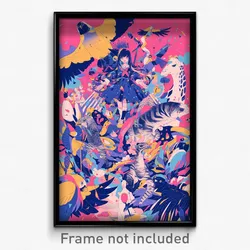 Art Poster - Giant Menagerie (Psychedelic Trippy Weird 11x17 Print)
