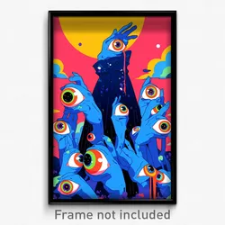Art Poster - Agile Folly (Psychedelic Trippy Weird 11x17 Print)