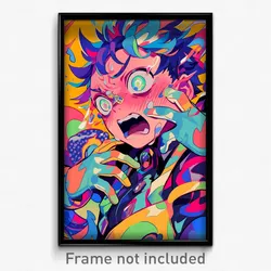 Anime Art Poster - Boy Feeling Surprise Wearing Crafty Single Glove (Print)