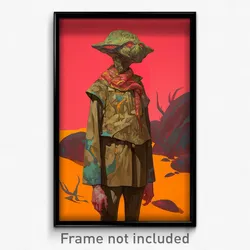Art Poster - Meager Trail (Psychedelic Trippy Weird 11x17 Print)