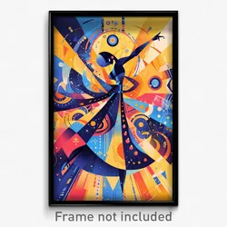 Art Poster - Agile Ballroom (Psychedelic Trippy Weird 11x17 Print)