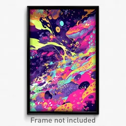 Art Poster - Sparkling River (Psychedelic Trippy Weird 11x17 Print)