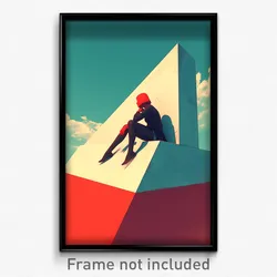 Art Poster - Simplistic Delta (Psychedelic Trippy Weird 11x17 Print)