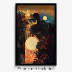 Art Poster - Glaring Rio De Janeiro (Psychedelic Trippy Weird 11x17 Print)