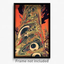 Art Poster - Lovely Pillar (Psychedelic Trippy Weird 11x17 Print)