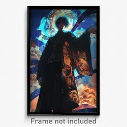 Anime Art Poster - Man Feeling Submissive, Spanish Asymmetrical Sleeves (Print)
