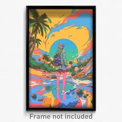 Art Poster - Hard To Find Isthmus (Psychedelic Trippy Weird 11x17 Print)