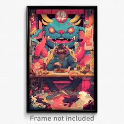 Art Poster - Rural Taco (Psychedelic Trippy Weird 11x17 Print)
