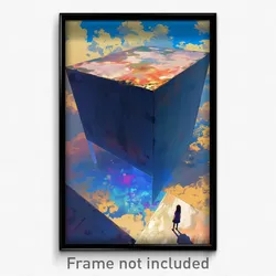 Art Poster - Small Trapdoor (Psychedelic Trippy Weird 11x17 Print)