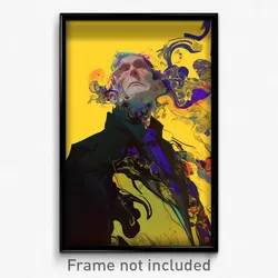 Art Poster - Yellow Warren (Psychedelic Trippy Weird 11x17 Print)