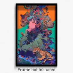 Art Poster - Uneven Delta (Psychedelic Trippy Weird 11x17 Print)