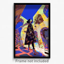 Art Poster - Measly Brickyard (Psychedelic Trippy Weird 11x17 Print)