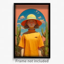 Art Poster - Acidic Pass (Psychedelic Trippy Weird 11x17 Print)