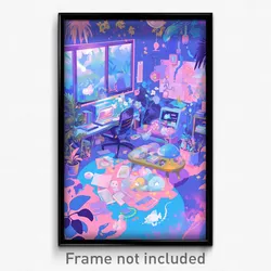 Art Poster - Adorable Cellar (Psychedelic Trippy Weird 11x17 Print)