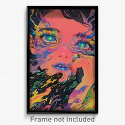 Art Poster - Hard To Find Scrub (Psychedelic Trippy Weird 11x17 Print)