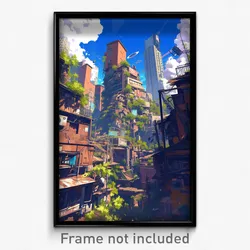Art Poster - Admirable Wasteland (Psychedelic Trippy Weird 11x17 Print)