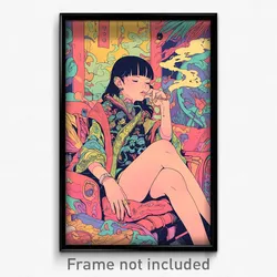 Art Poster - Silver Corner, (Psychedelic Trippy Weird 11x17 Print)