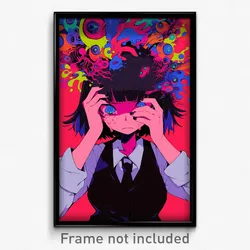 Anime Art Poster - Woman Feeling Woe Wearing Glum Waistcoat (Print)