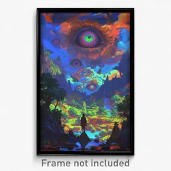 Art Poster - Cloudy Mill (Psychedelic Trippy Weird 11x17 Print)
