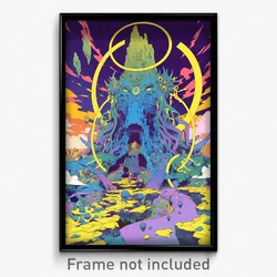 Art Poster - Small Territory (Psychedelic Trippy Weird 11x17 Print)