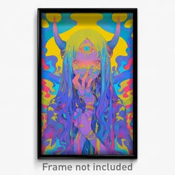 Art Poster - Noted Aerie (Psychedelic Trippy Weird 11x17 Print)