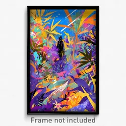 Art Poster - Imaginative Territory (Psychedelic Trippy Weird 11x17 Print)