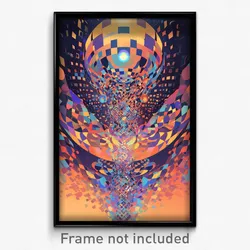 Art Poster - Ordinary School (Psychedelic Trippy Weird 11x17 Print)