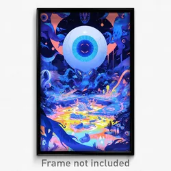 Art Poster - Exotic Mere (Psychedelic Trippy Weird 11x17 Print)