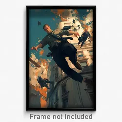 Art Poster - Ample University (Psychedelic Trippy Weird 11x17 Print)