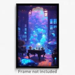 Art Poster - Magnificent Antechamber (Psychedelic Trippy Weird 11x17 Print)
