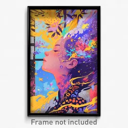Art Poster - Adorable Window (Psychedelic Trippy Weird 11x17 Print)