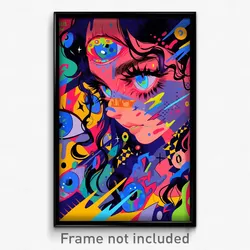 Art Poster - Cute Scar (Psychedelic Trippy Weird 11x17 Print)
