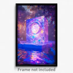 Art Poster - Sentimental Stone (Psychedelic Trippy Weird 11x17 Print)