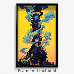 Art Poster - Impeccable Chimney (Psychedelic Trippy Weird 11x17 Print)