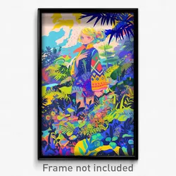 Art Poster - Nice March (Psychedelic Trippy Weird 11x17 Print)