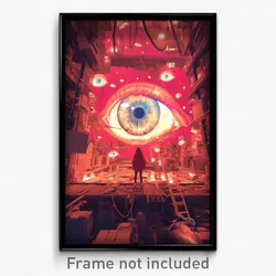 Art Poster - Nice Warehouse (Psychedelic Trippy Weird 11x17 Print)