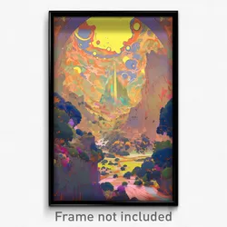 Art Poster - Cavernous Lancet (Psychedelic Trippy Weird 11x17 Print)