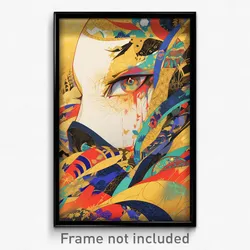 Art Poster - Tan Dreamscape (Psychedelic Trippy Weird 11x17 Print)