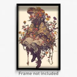 Art Poster - Flowery Principality (Psychedelic Trippy Weird 11x17 Print)