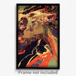 Art Poster - Complex Den (Psychedelic Trippy Weird 11x17 Print)