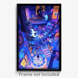 Art Poster - Accomplished Tavern (Psychedelic Trippy Weird 11x17 Print)