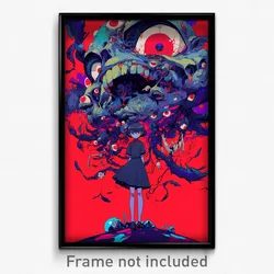 Art Poster - Anime Like Counting House (Psychedelic Trippy Weird 11x17 Print)