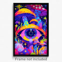 Art Poster - Sparkling Relicry (Psychedelic Trippy Weird 11x17 Print)