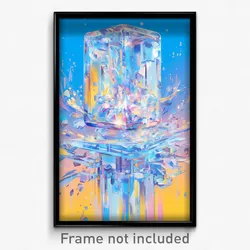 Art Poster - Admirable Ice Machine (Psychedelic Trippy Weird 11x17 Print)