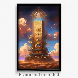 Art Poster - Infamous Tabernacle (Psychedelic Trippy Weird 11x17 Print)