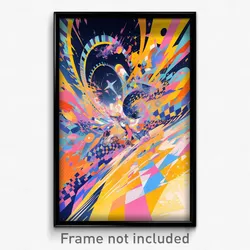 Art Poster - Graceful Pallisade (Psychedelic Trippy Weird 11x17 Print)