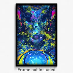 Art Poster - Important Racetrack (Psychedelic Trippy Weird 11x17 Print)