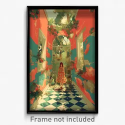 Art Poster - Kaleidoscopic Firth (Psychedelic Trippy Weird 11x17 Print)