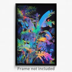 Art Poster - Different Jungle (Psychedelic Trippy Weird 11x17 Print)